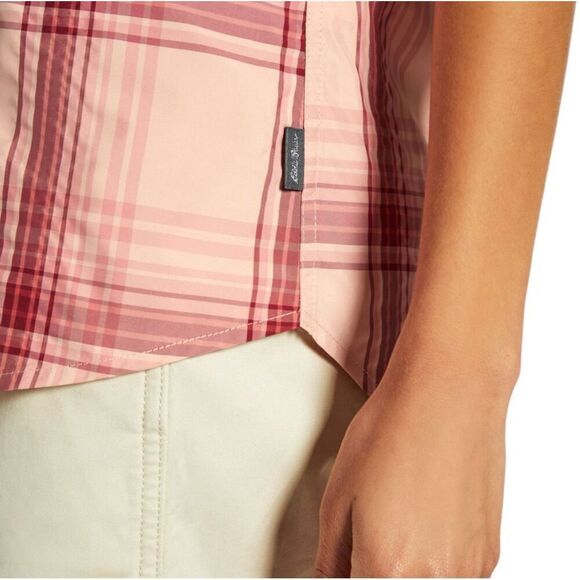 Eddie Bauer Pink Plaid Button Down Shirt - Picture 6 of 15